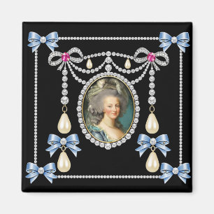 Marie Antoinette Inspired Card Queen of France  Magnet