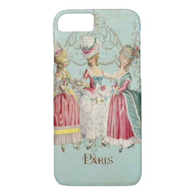 Marie Antoinette Ladies in Waiting Case-Mate iPhone Case (Back)