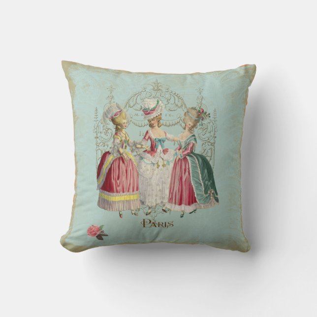 Marie Antoinette Ladies in Waiting Cushion (Front)