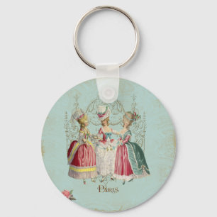 Marie Antoinette Ladies in Waiting Key Ring