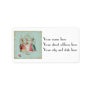 Marie Antoinette Ladies in Waiting Label