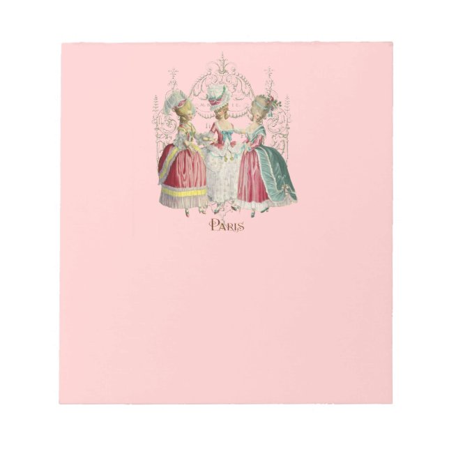 Marie Antoinette Ladies in Waiting Notepad (Front)