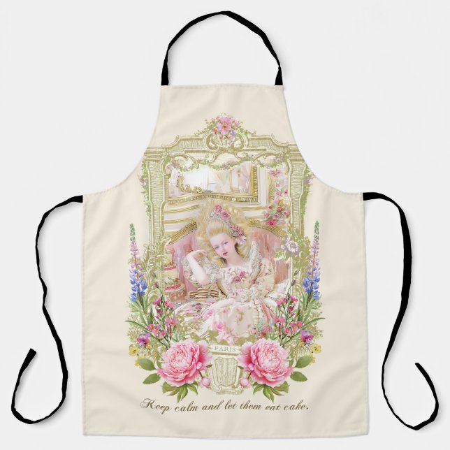 Marie Antoinette let them eat cake Apron (Front)