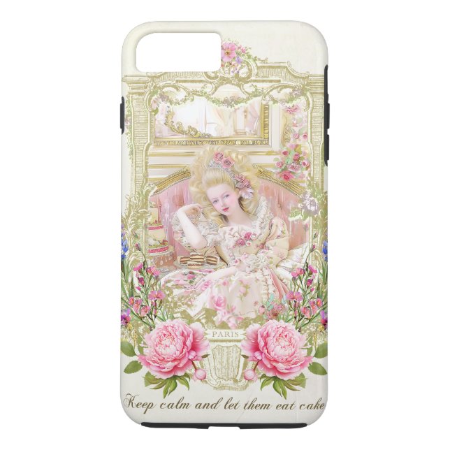 Marie Antoinette let them eat cake Case-Mate iPhone Case (Back)