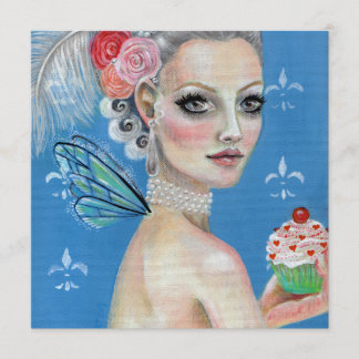 Marie Antoinette Let them eat cake Invitation