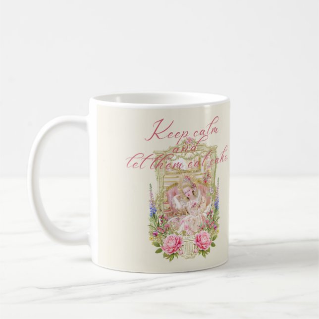 Marie Antoinette let them eat cake Mug (Left)
