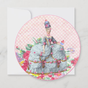 Marie Antoinette Let Us Eat Cake Card