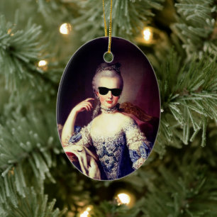 ♥ Marie-Antoinette Marie Antoinette crazy Kitsch ♥ Ceramic Ornament