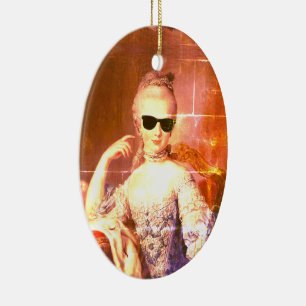 ♥ Marie-Antoinette Marie Antoinette crazy Kitsch ♥ Ceramic Ornament