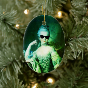 ♥ Marie-Antoinette Marie Antoinette crazy Kitsch ♥ Ceramic Ornament