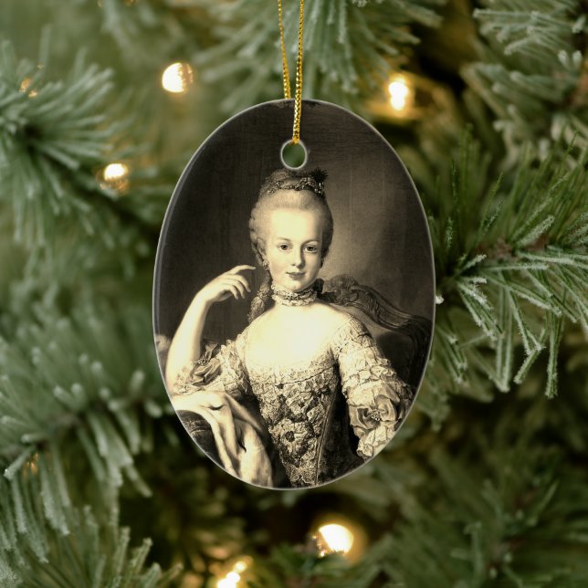 ♥ Marie-Antoinette Marie Antoinette ♥ shabby chic Ceramic Ornament (Tree)