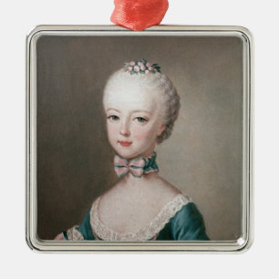 Marie Antoinette Metal Ornament