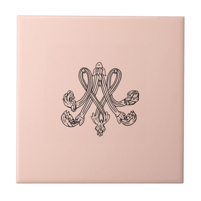 Marie Antoinette - Monogram - Monogram Ceramic Tile (Front)
