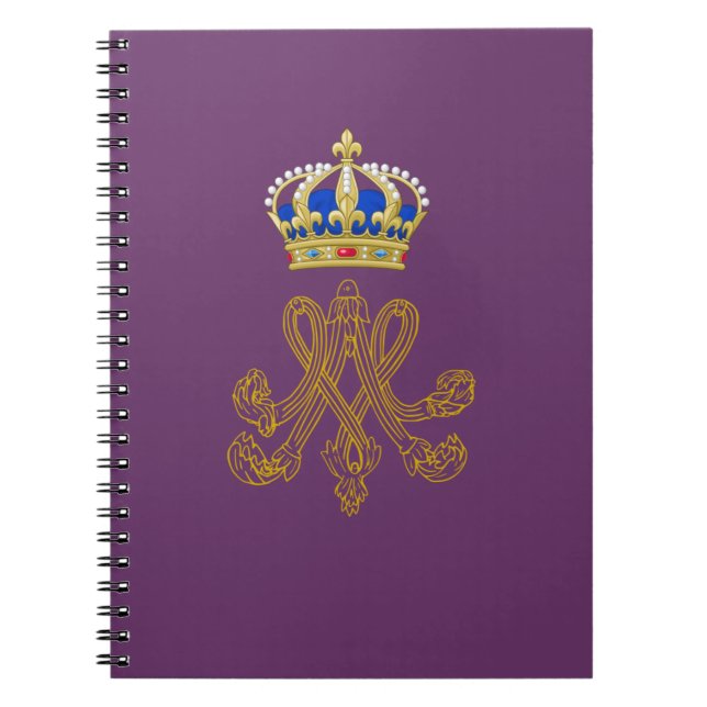 Marie Antoinette Monogram Notebook (Front)