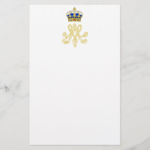 Marie Antoinette Monogram Stationery