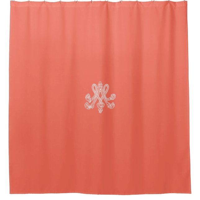 Marie Antoinette – Monogramm – Monogram initial Shower Curtain (Front)