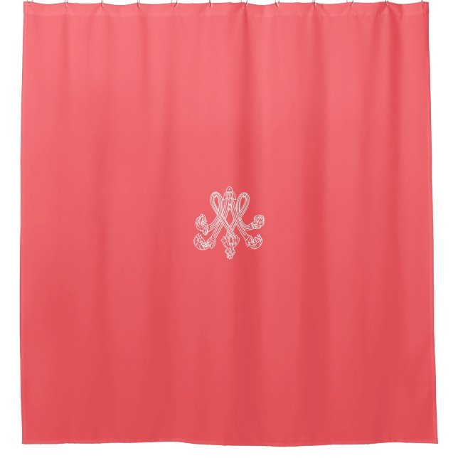 Marie Antoinette – Monogramm – Monogram initial Shower Curtain (Front)