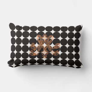 Marie Antoinette – Monogramm – Monogram initials Lumbar Cushion