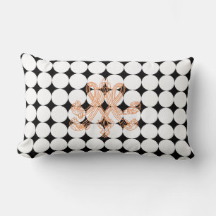 Marie Antoinette – Monogramm – Monogram initials Lumbar Cushion