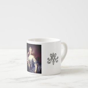 Marie Antoinette Monogramm– Royal Monogram Espresso Cup