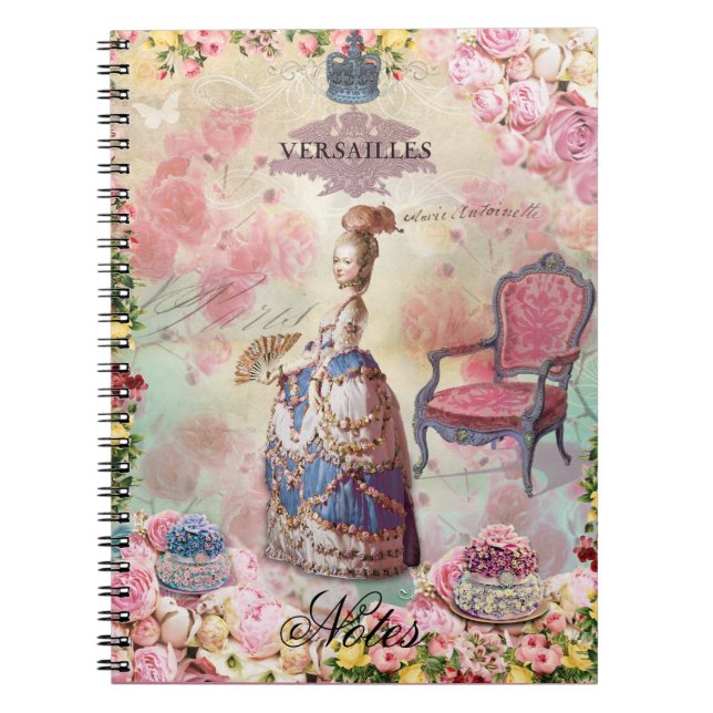 Marie Antoinette Notebook (Front)