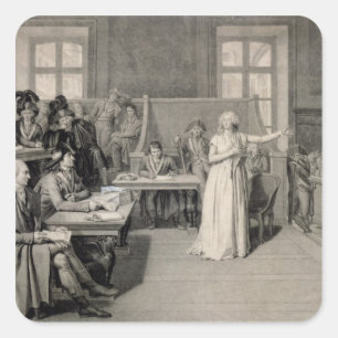 Marie-Antoinette of Habsbourg-Lorraine 2 Square Sticker