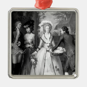 Marie-Antoinette of Habsbourg-Lorraine Metal Tree Decoration