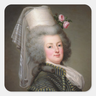 Marie-Antoinette of Habsbourg-Lorraine Square Sticker