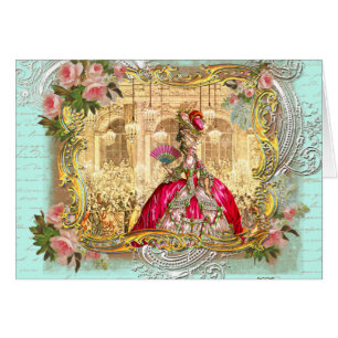 Marie Antoinette Party at Versailles in Aqua
