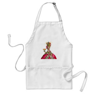 Marie Antoinette peacock and cake Standard Apron