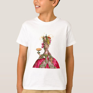 Marie Antoinette peacock and cake T-Shirt