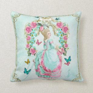 Marie Antoinette Pillow cushion 薔薇のフレーム