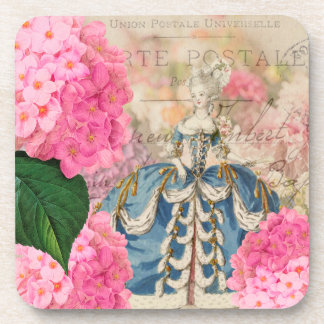 Marie Antoinette Pink Hydrangeas Coasters
