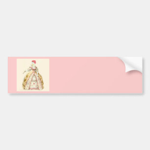Marie Antoinette Poodle Bumper Sticker