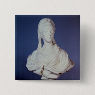 Marie-Antoinette , portrait bust 15 Cm Square Badge