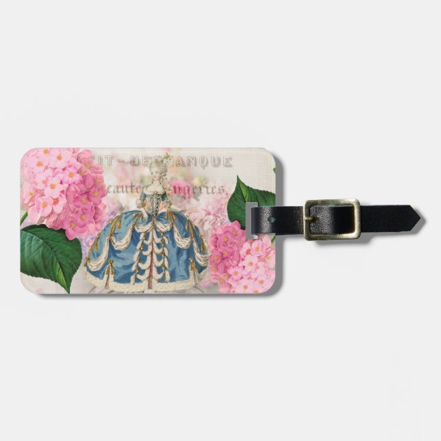 Marie Antoinette Princess Luggage Tag (Front Horizontal)