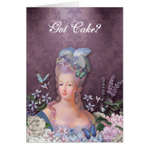 Marie Antoinette Purple Floral