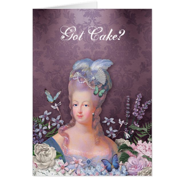 Marie Antoinette Purple Floral (Front)