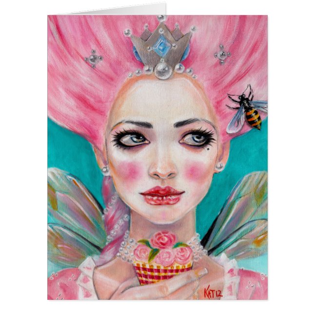 Marie Antoinette Queen Bee - let them eat cupcake (Front)