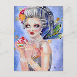 Marie Antoinette - Queen of Cupcakes Postcard