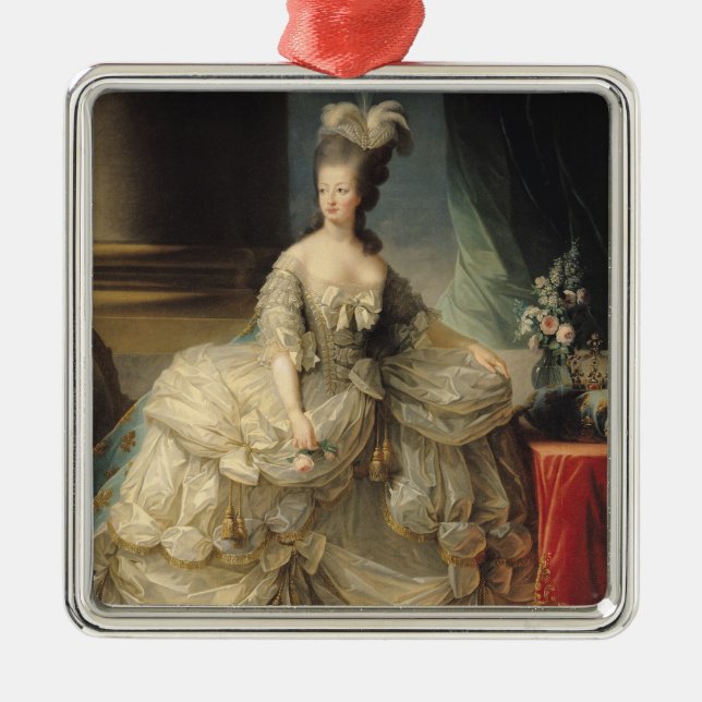 Marie Antoinette  Queen of France, 1779 Metal Tree Decoration (Front)