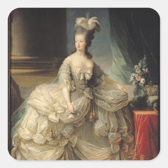 Marie Antoinette  Queen of France, 1779 Square Sticker (Front)
