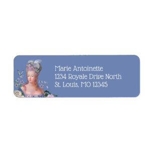 Marie Antoinette Queen of France Return Address Label
