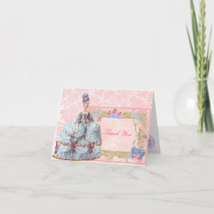 Marie Antoinette Queen of France  Thank You Card