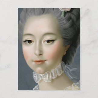 Marie Antoinette – Romantic Rococo Portrait  Postcard