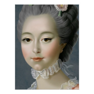 Marie Antoinette – Romantic Rococo Portrait  Poster