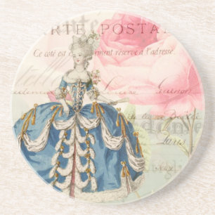 Marie Antoinette Sandstone Coaster