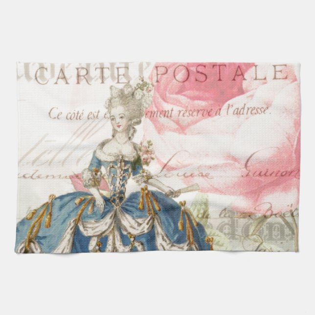 Marie Antoinette Tea Towel (Horizontal)