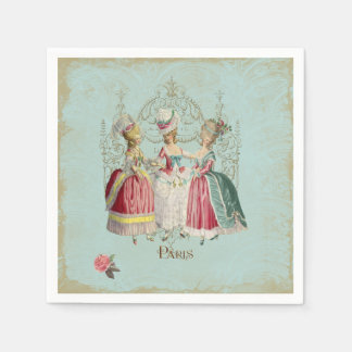 Marie Antoinette Three Ladies in Waiting Napkin