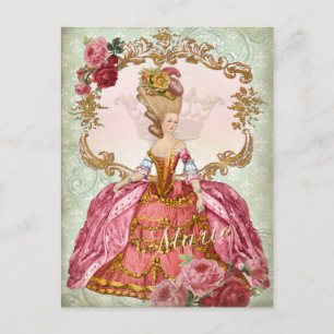 Marie Antoinette Verseilles Queen  Postcard